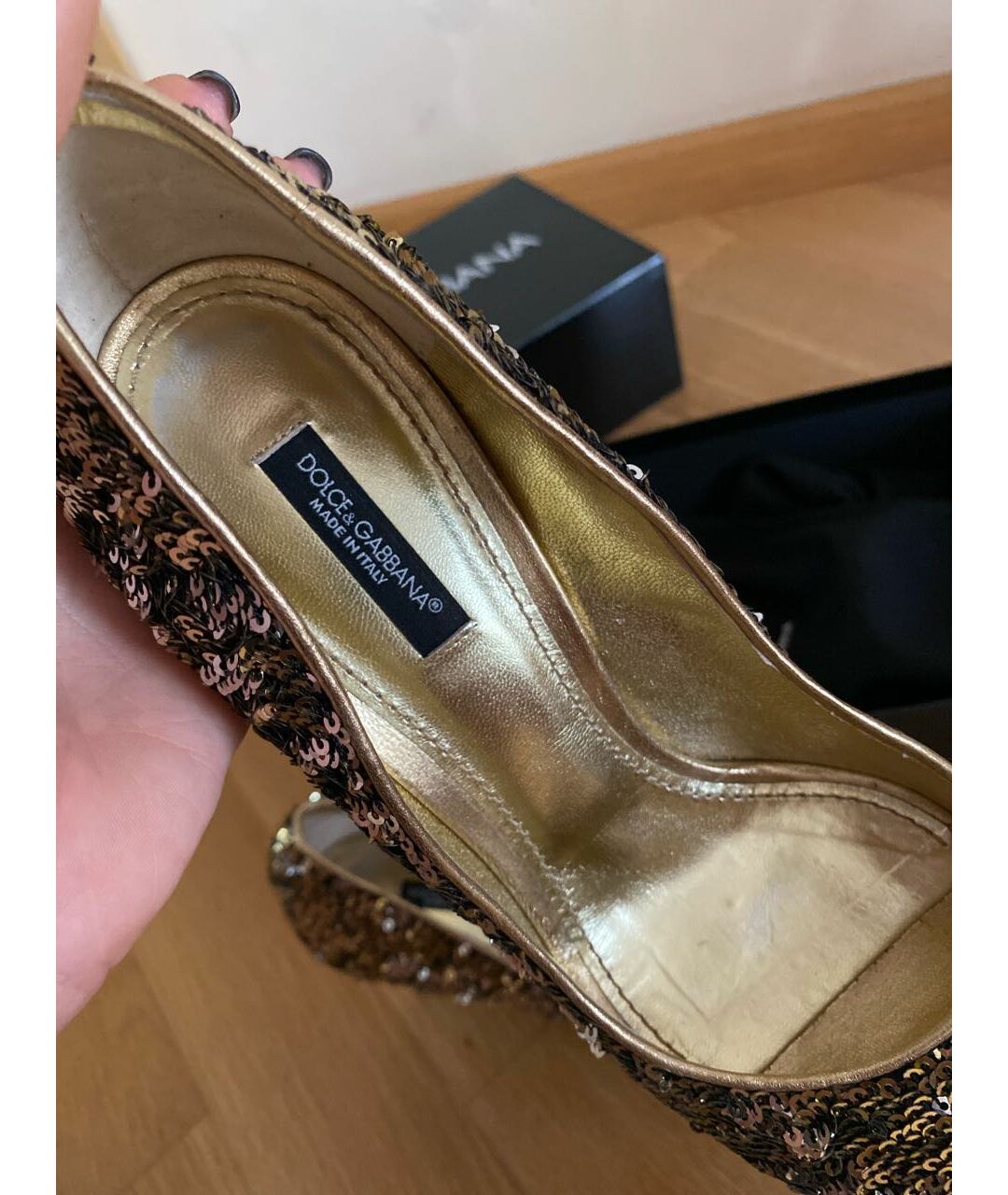 DOLCE&GABBANA Коралловые кожаные туфли, фото 5