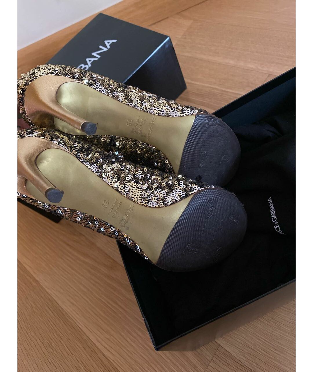 DOLCE&GABBANA Коралловые кожаные туфли, фото 4