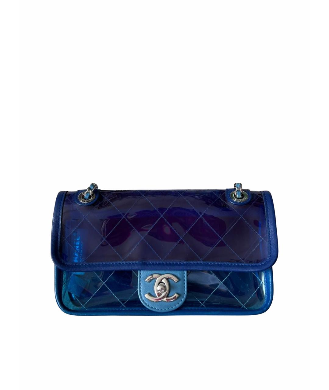 CHANEL Синяя сумка на плечо, фото 1