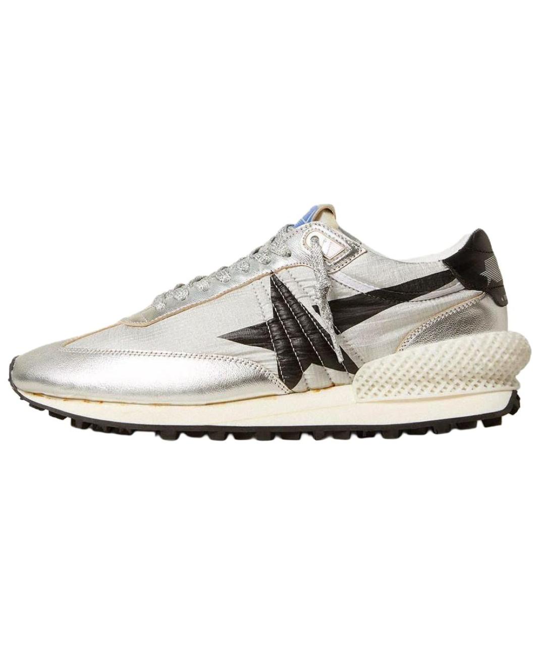 GOLDEN GOOSE DELUXE BRAND Серебряные кроссовки, фото 2