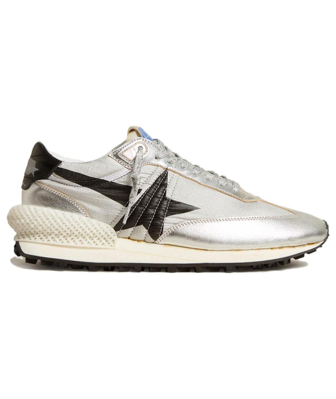 GOLDEN GOOSE DELUXE BRAND Серебряные кроссовки, фото 1