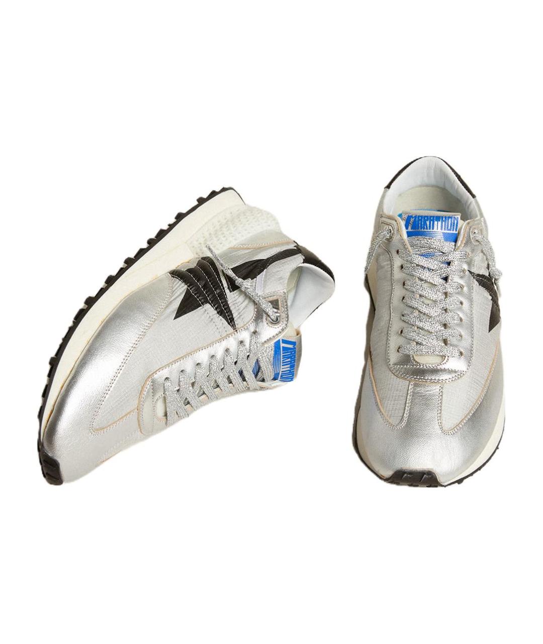 GOLDEN GOOSE DELUXE BRAND Серебряные кроссовки, фото 3