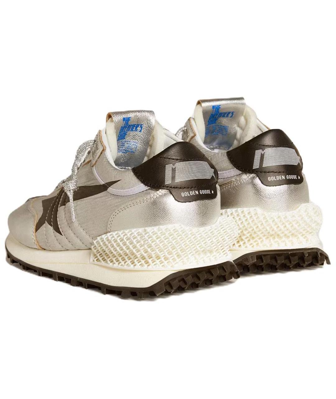 GOLDEN GOOSE DELUXE BRAND Серебряные кроссовки, фото 5