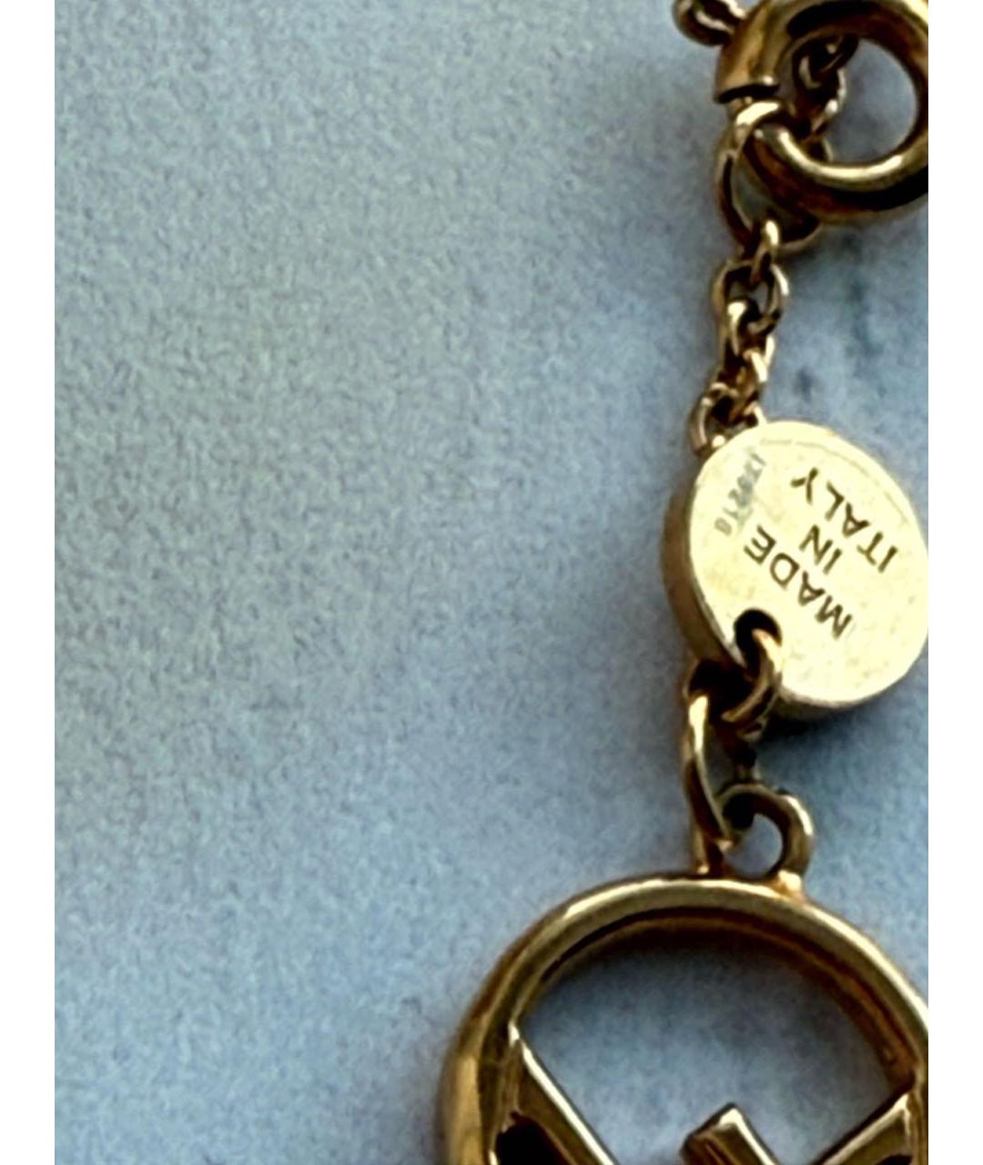 FENDI Золотая металлическая цепочка, фото 3