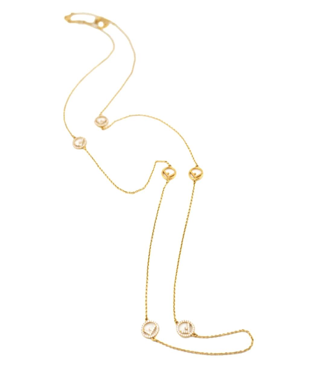 FENDI Золотая металлическая цепочка, фото 1