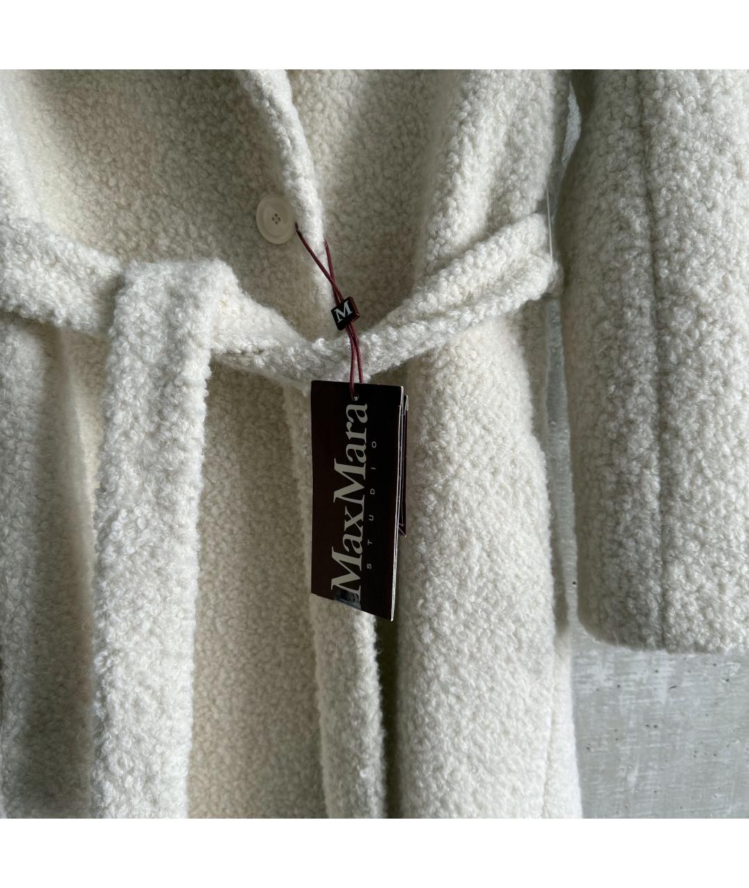 MAX MARA Бежевое меховое пальто, фото 6