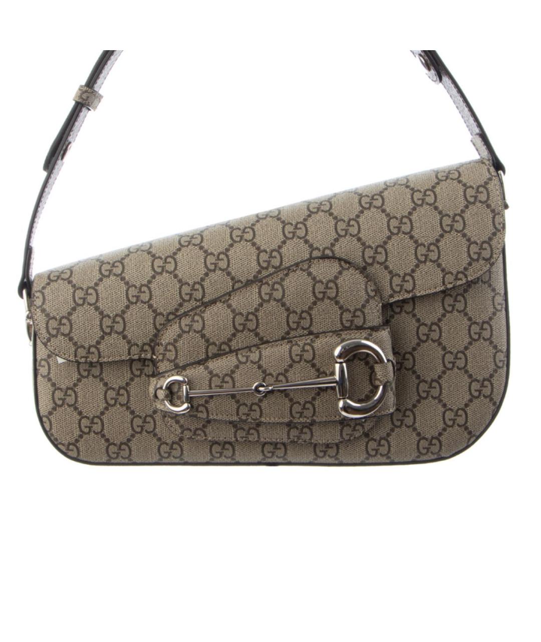 GUCCI Бежевая сумка с короткими ручками, фото 1