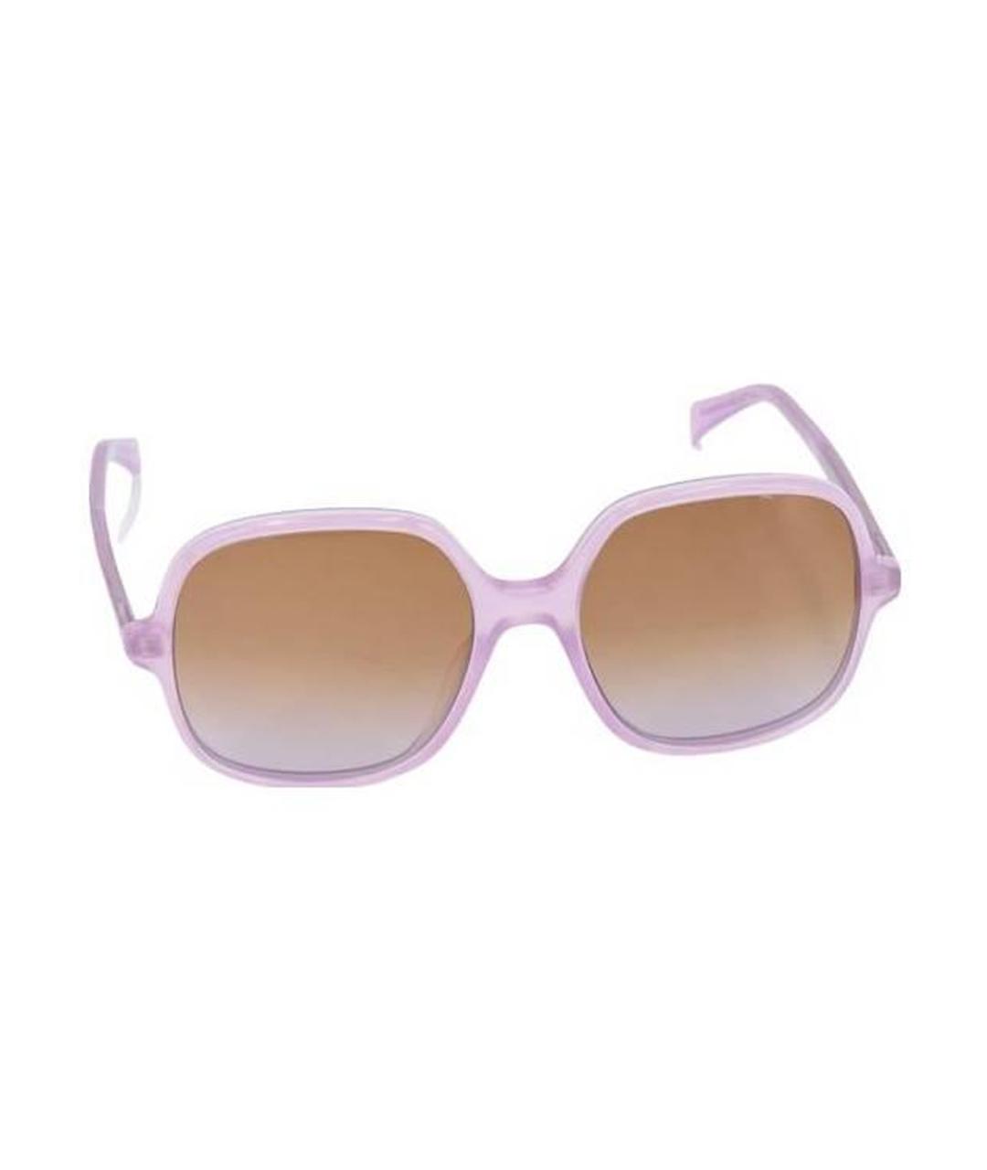 CELINE Розовые пластиковые солнцезащитные очки, фото 2