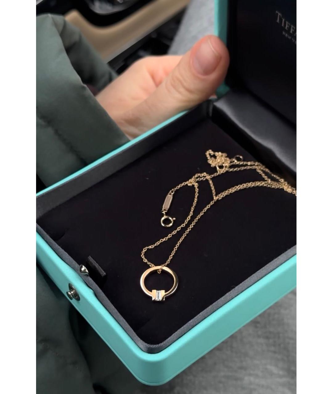TIFFANY&CO Золотая подвеска из розового золота, фото 4