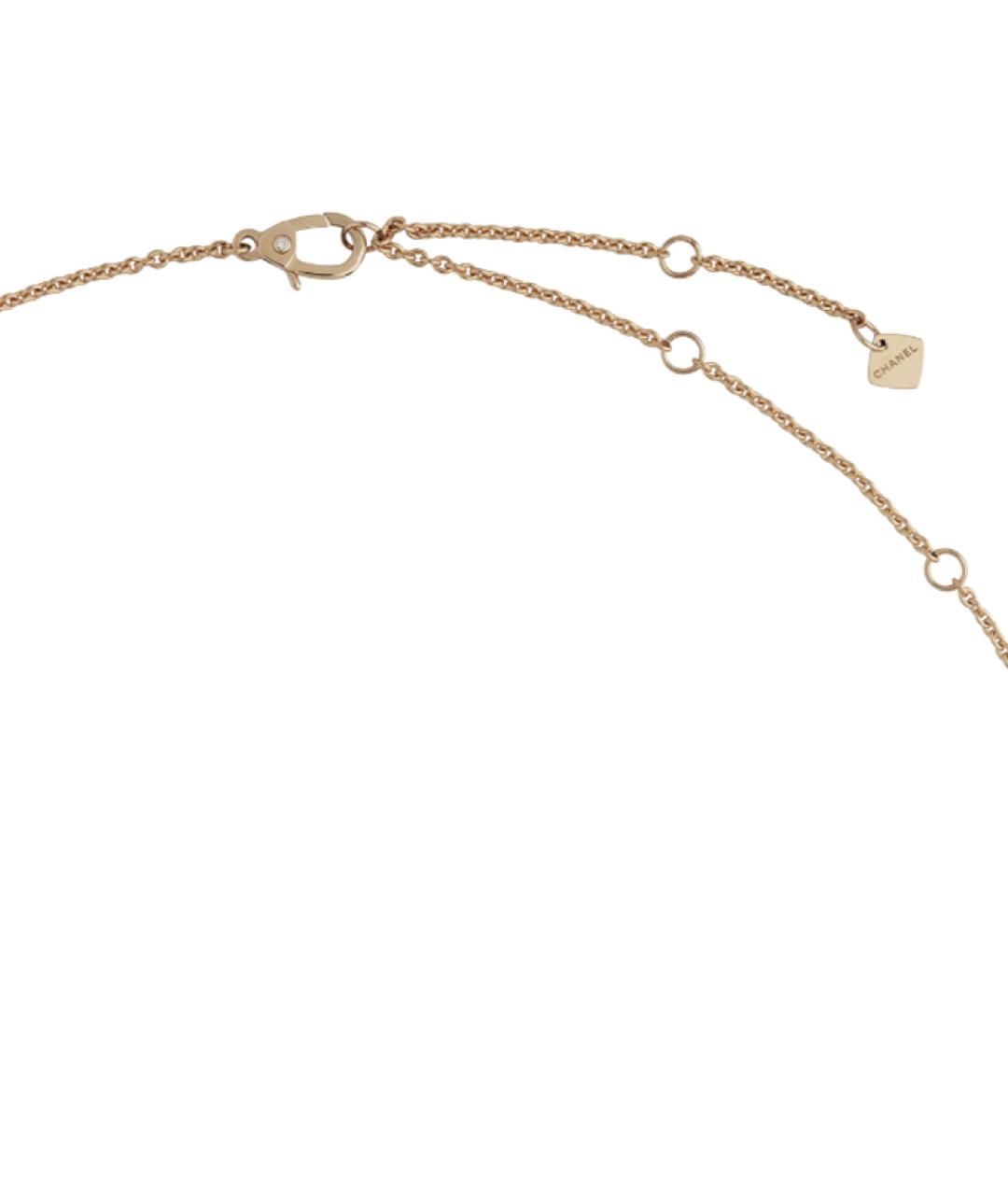 CHANEL Золотая цепочка из розового золота, фото 4