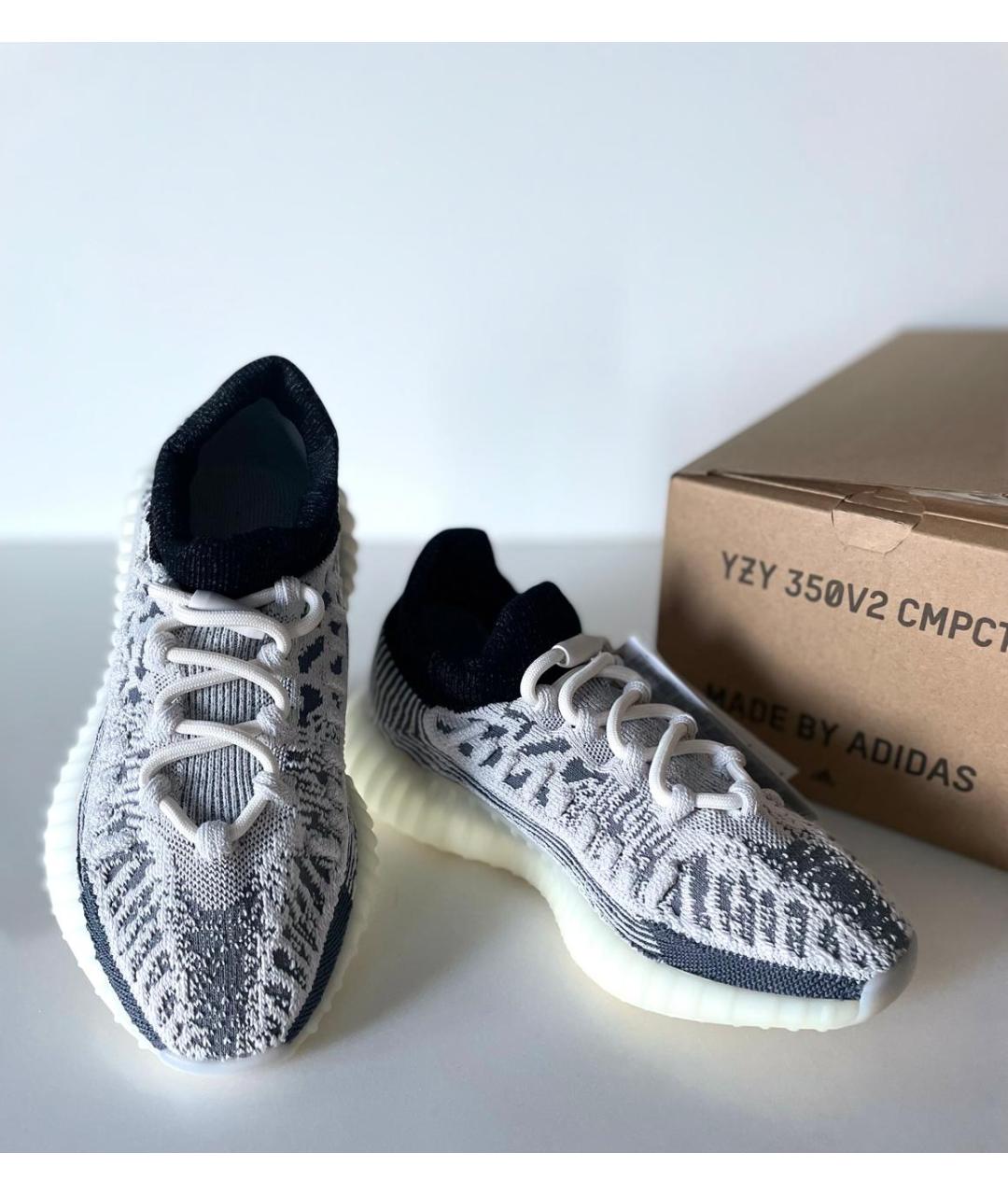 ADIDAS YEEZY Белые кроссовки, фото 2