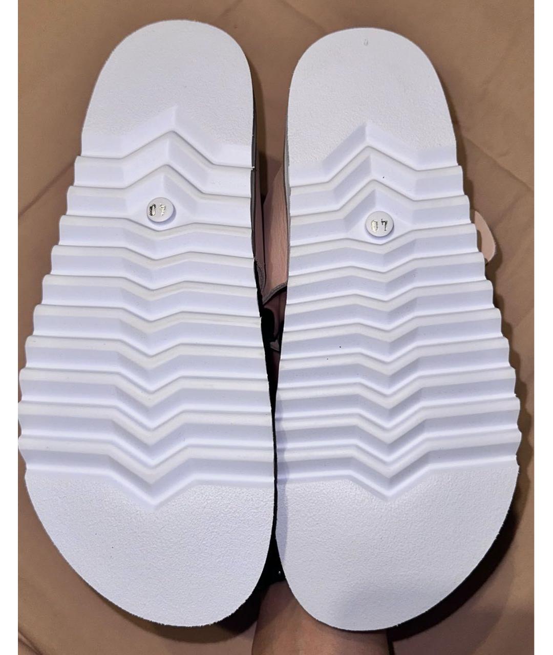BIRKENSTOCK Кожаные шлепанцы, фото 4