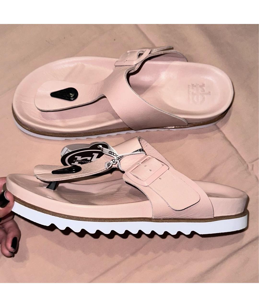 BIRKENSTOCK Кожаные шлепанцы, фото 2