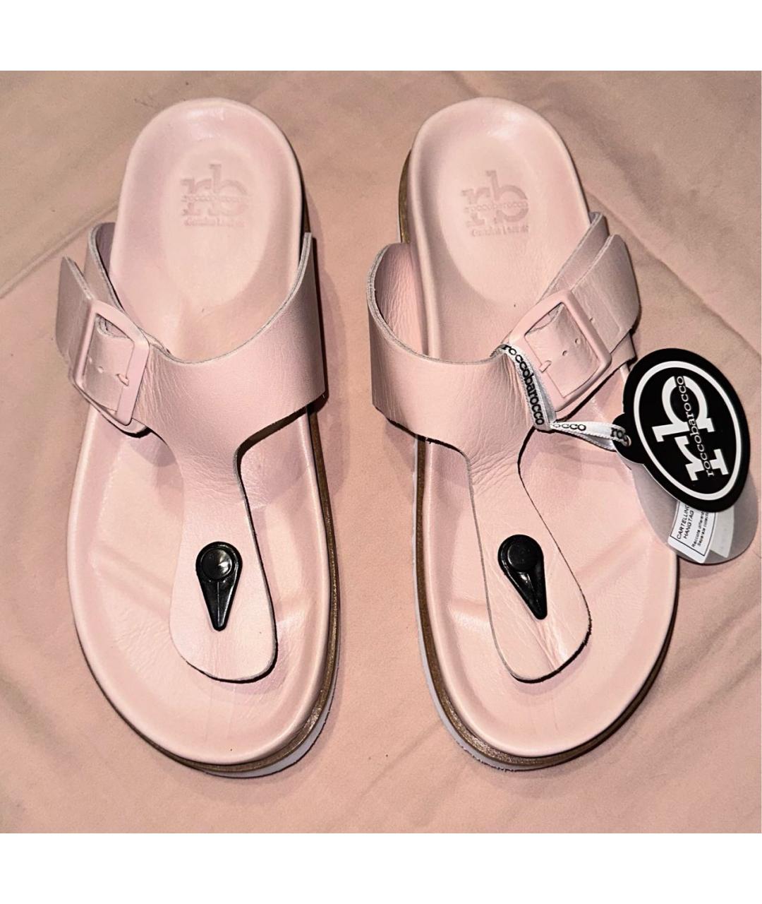BIRKENSTOCK Кожаные шлепанцы, фото 3