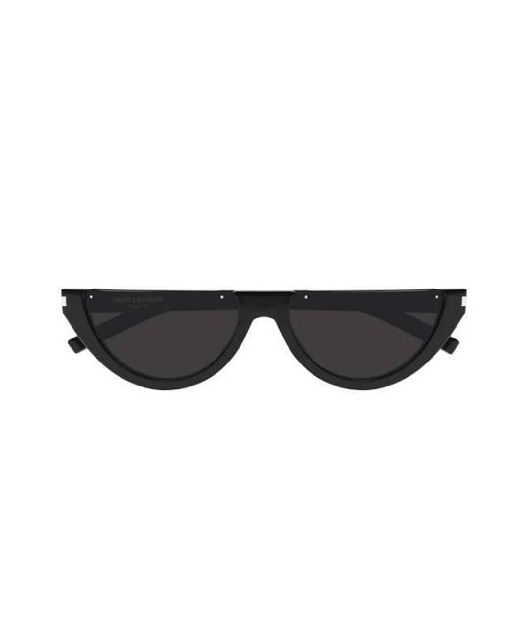 SAINT LAURENT Черные пластиковые солнцезащитные очки, фото 2