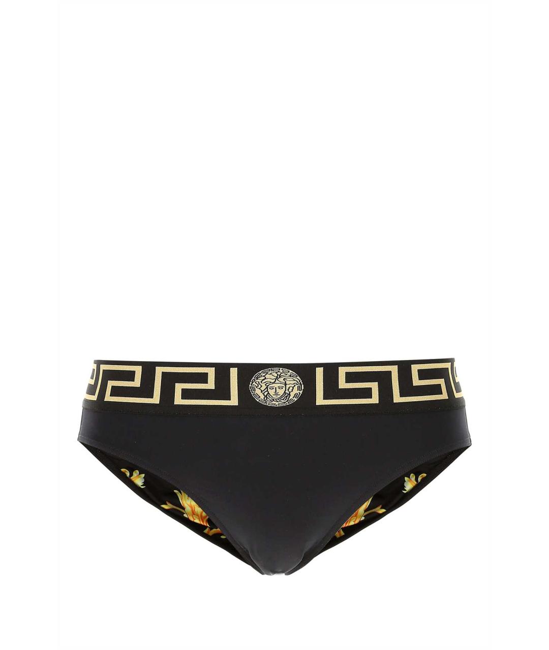 VERSACE Черные полиамидовые плавки, фото 1