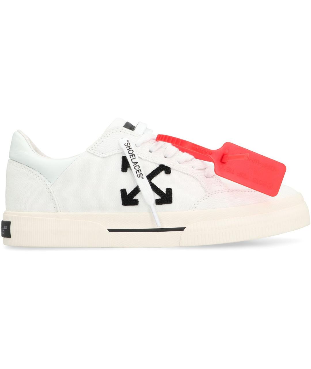 OFF-WHITE Белые синтетические кроссовки, фото 2