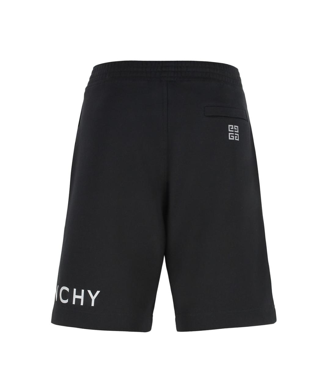 GIVENCHY Черные хлопковые шорты, фото 2