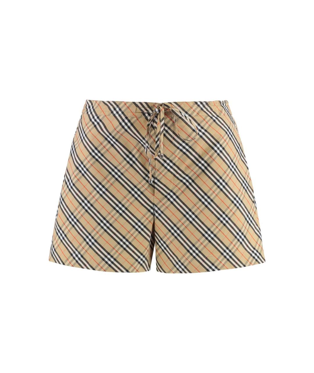 BURBERRY Бежевые хлопковые шорты, фото 1