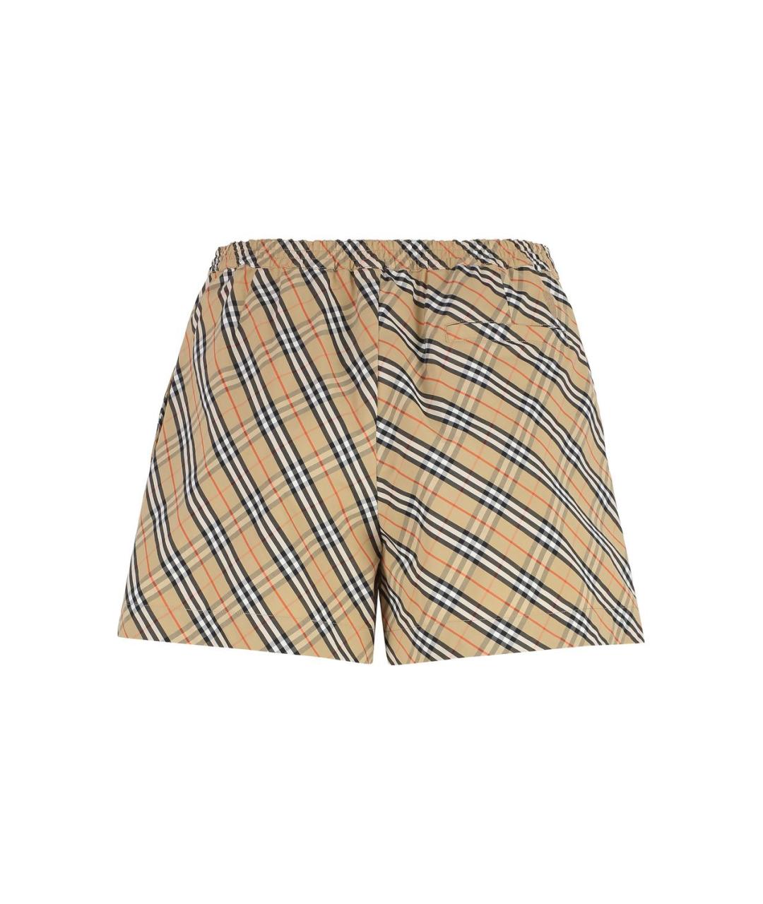 BURBERRY Бежевые хлопковые шорты, фото 2