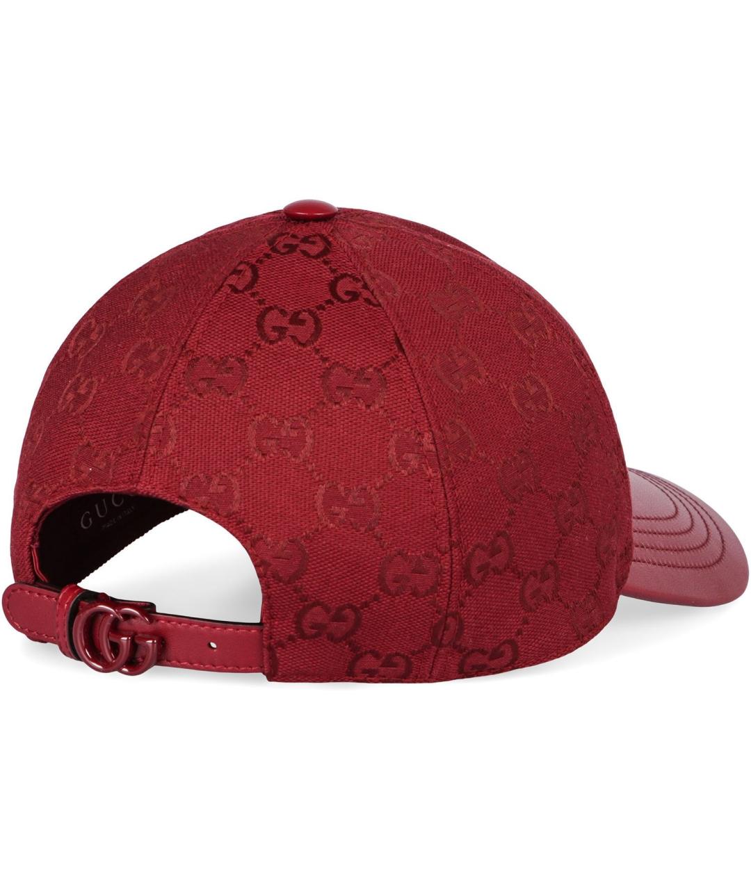 GUCCI Красная синтетическая кепка, фото 3
