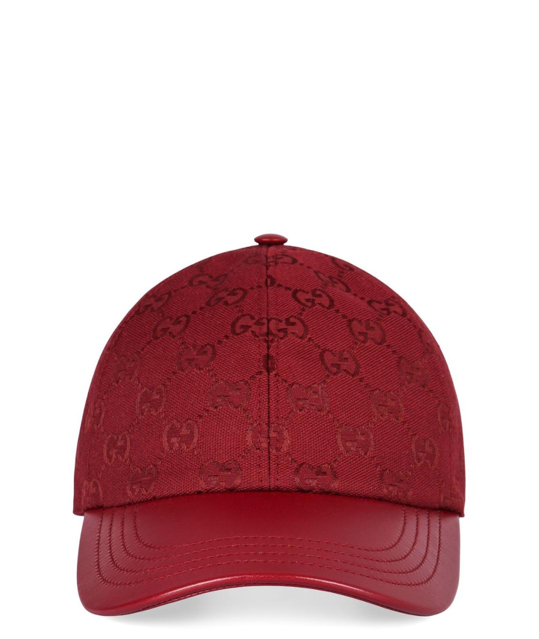 GUCCI Красная синтетическая кепка, фото 1
