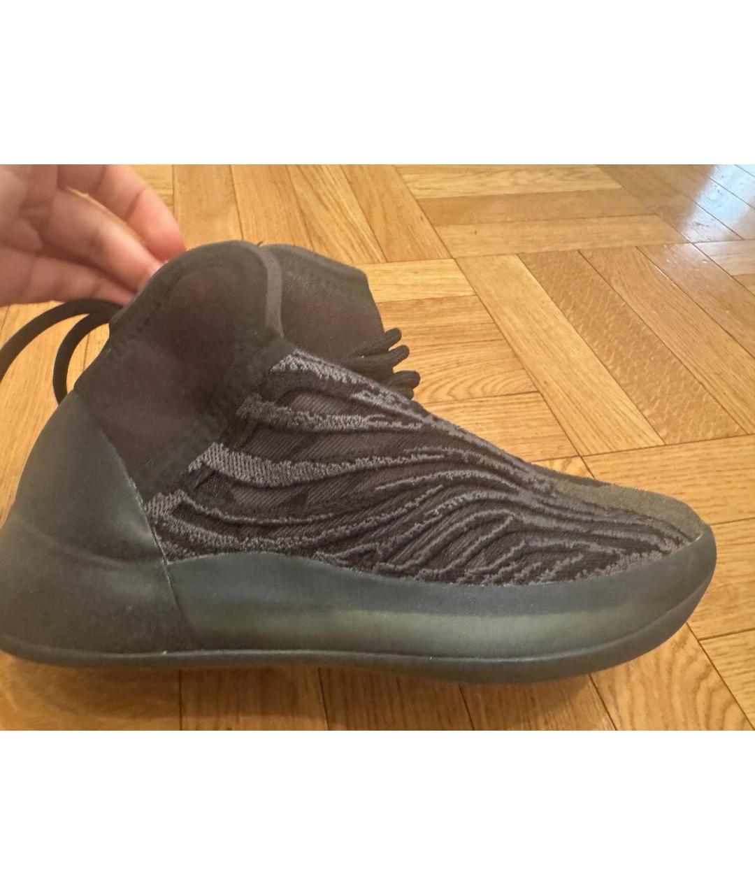 ADIDAS YEEZY Черные замшевые кроссовки, фото 5