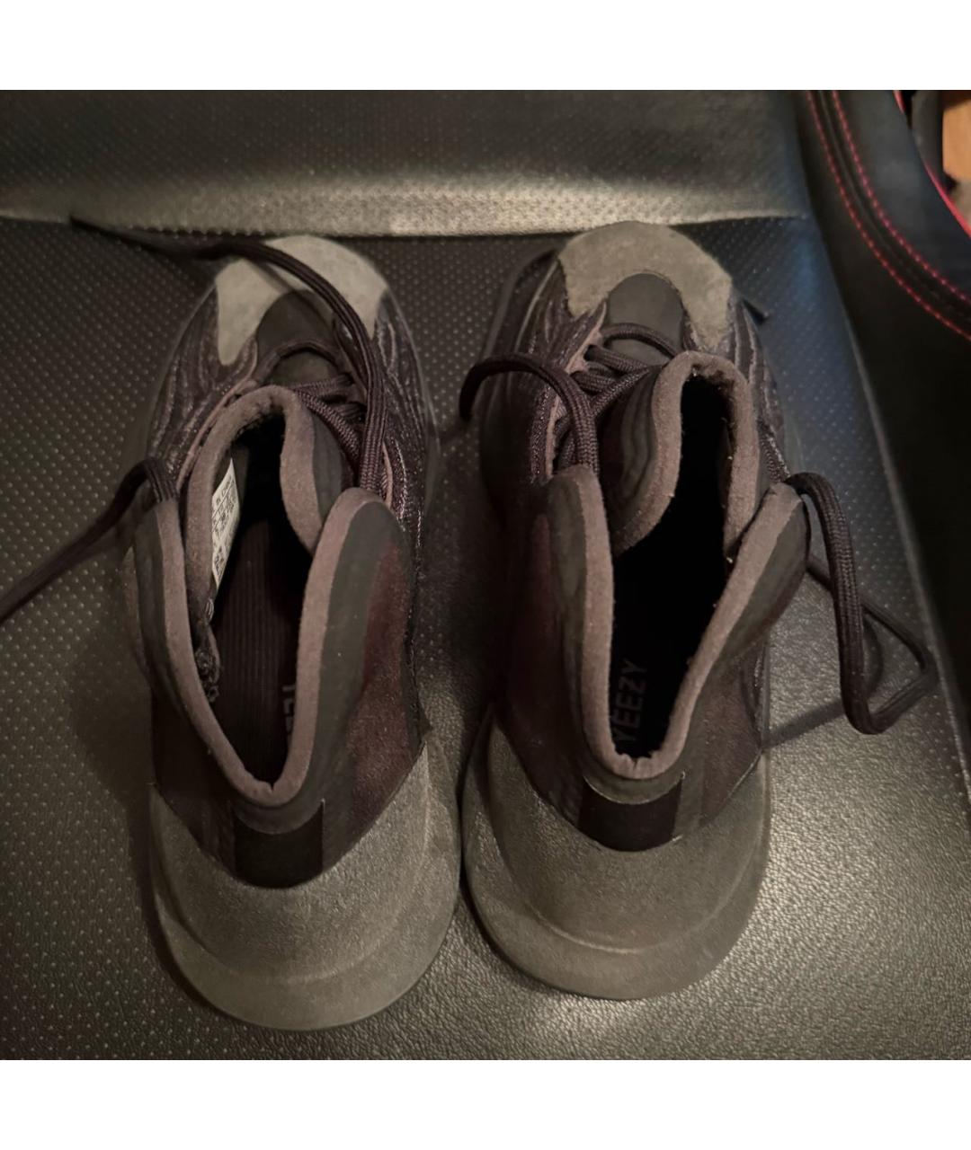 ADIDAS YEEZY Черные замшевые кроссовки, фото 3