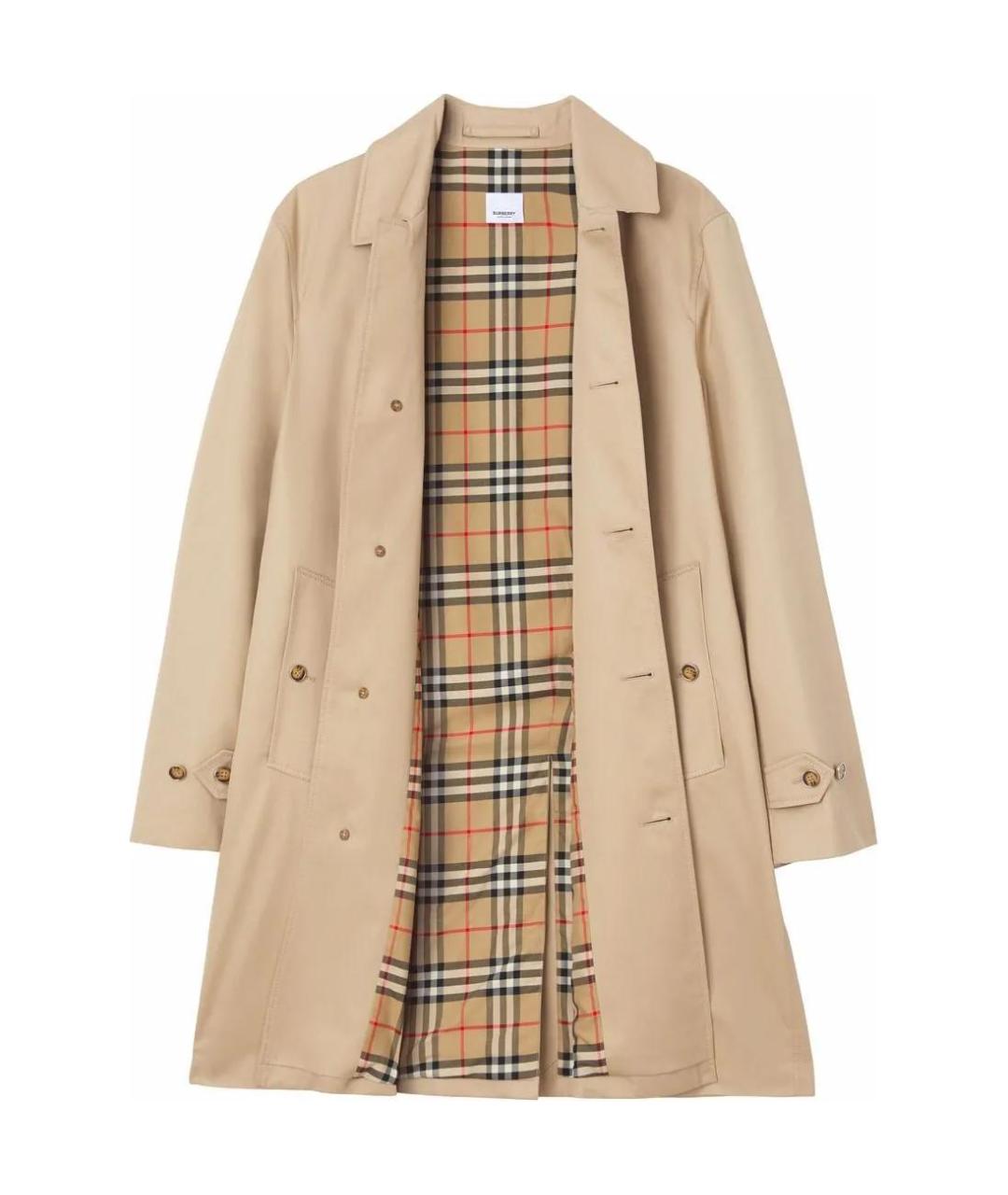 BURBERRY Бежевый тренч / плащ, фото 2