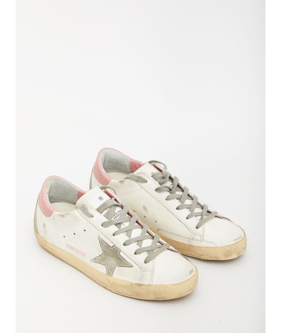GOLDEN GOOSE DELUXE BRAND Белые кожаные кеды, фото 5