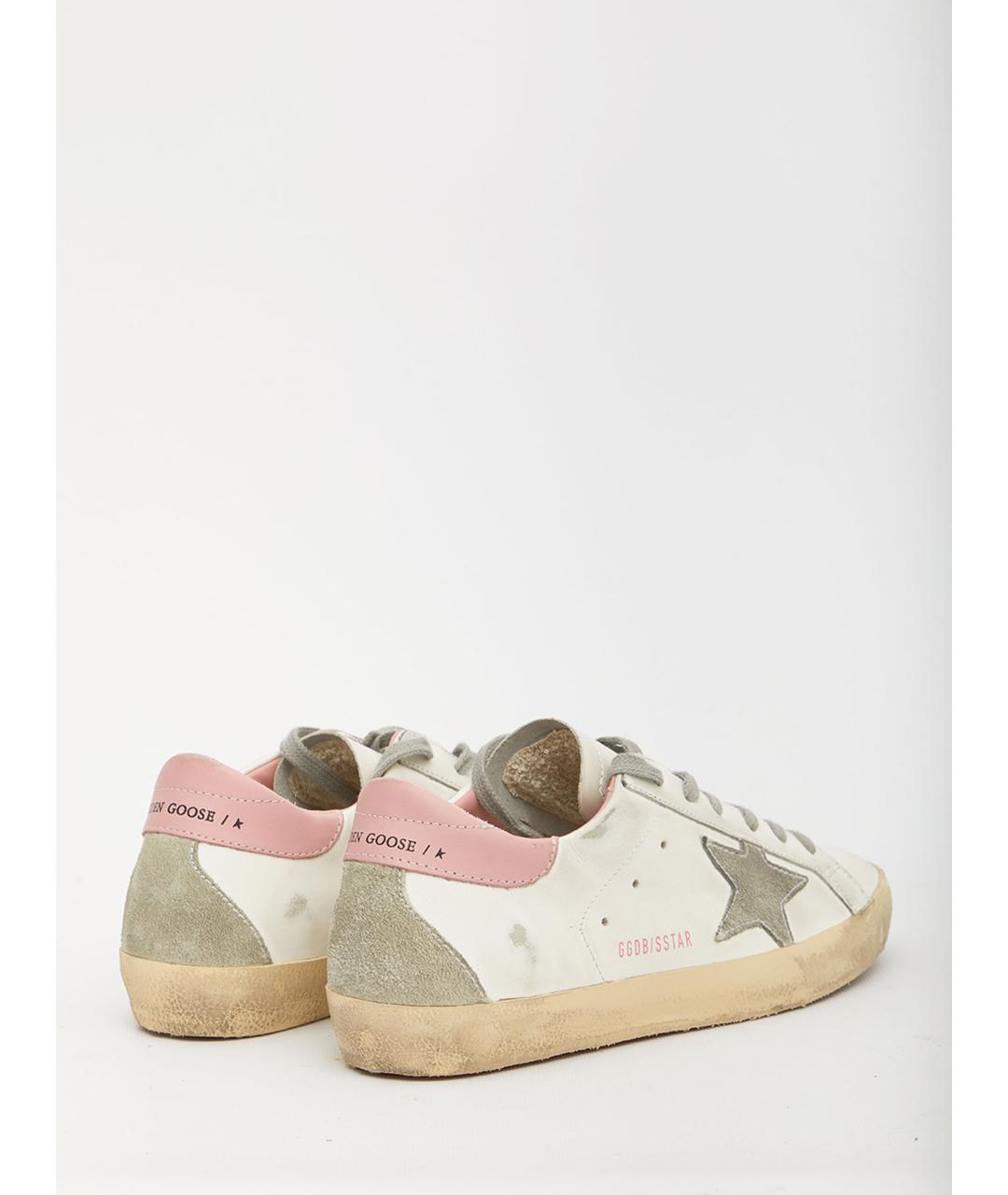 GOLDEN GOOSE DELUXE BRAND Белые кожаные кеды, фото 3