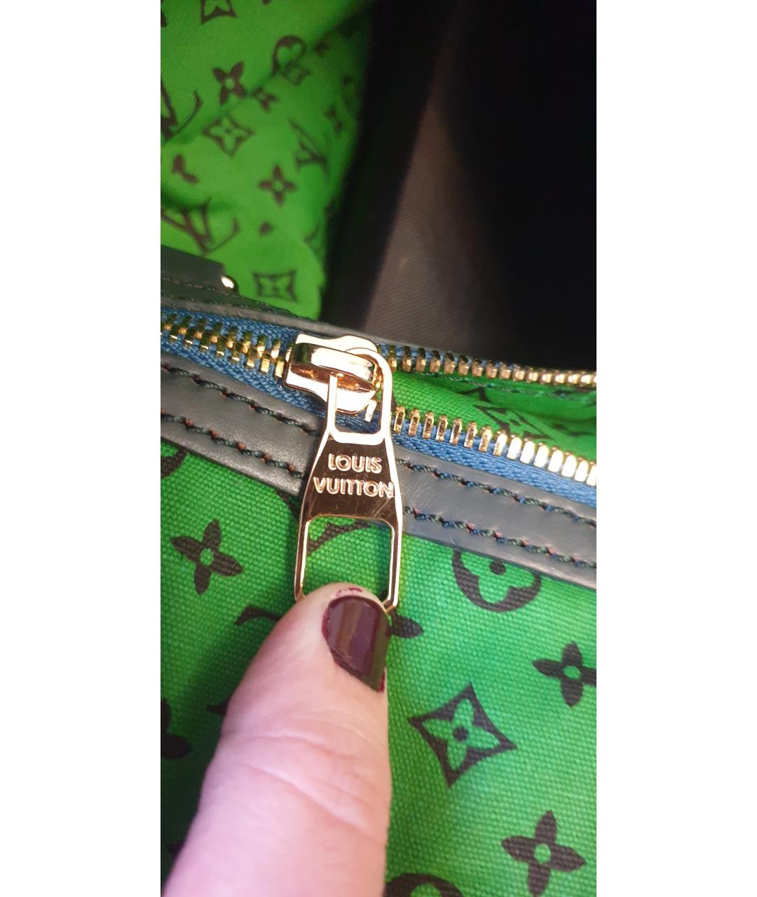 LOUIS VUITTON Мульти тканевая пляжная сумка, фото 6