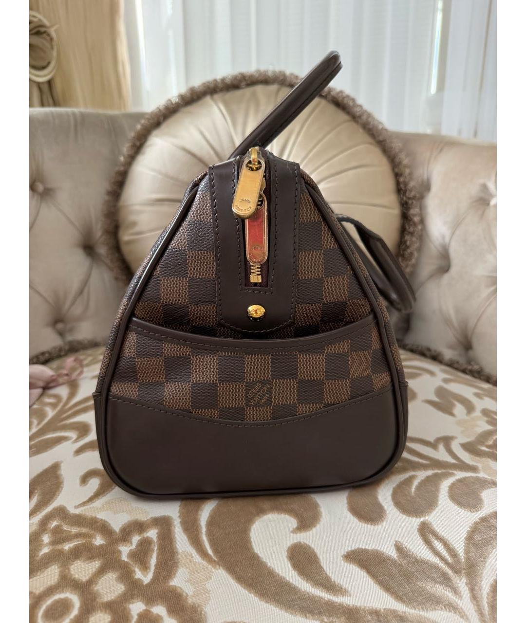 LOUIS VUITTON Коричневая сумка с короткими ручками, фото 2