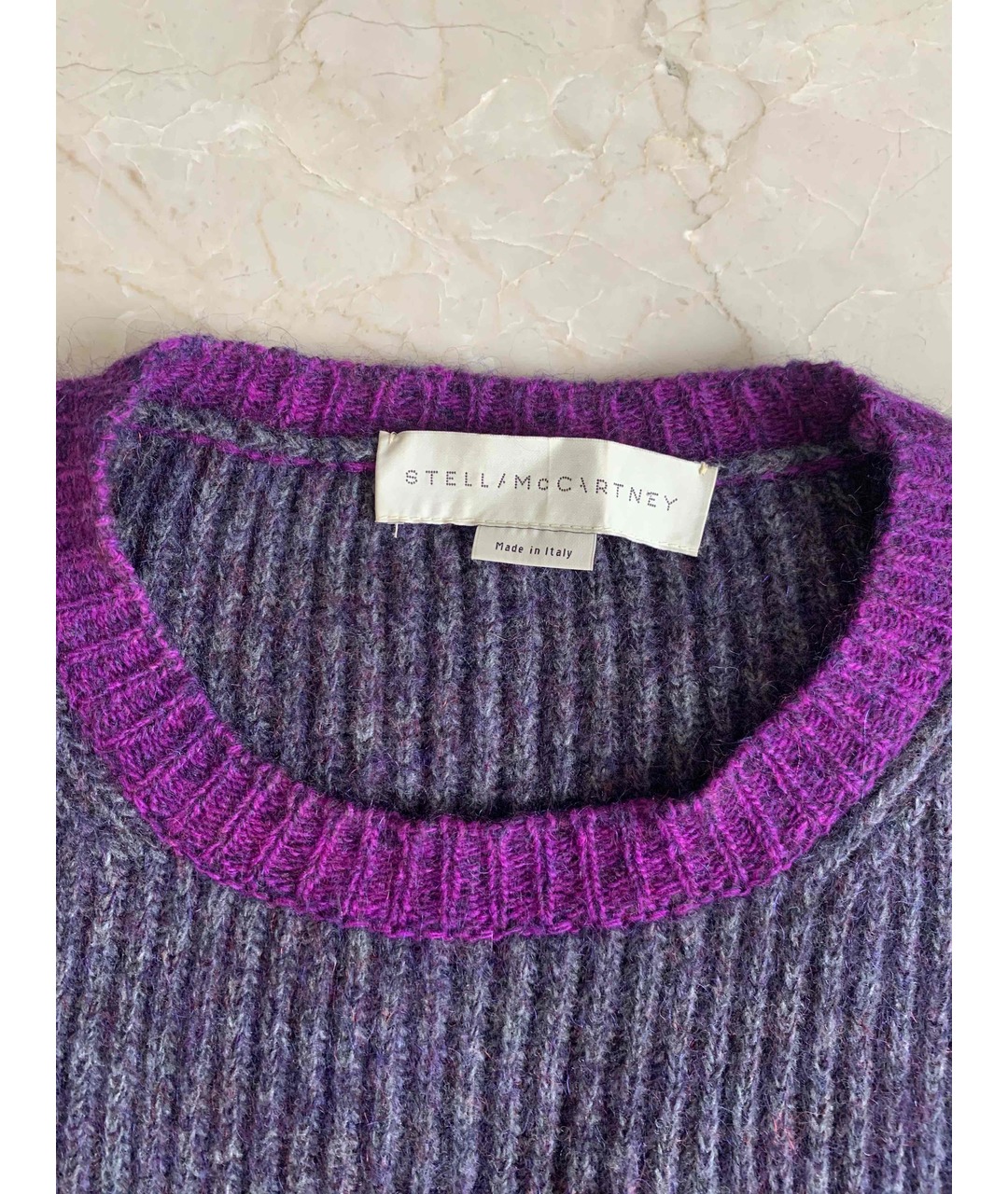 STELLA MCCARTNEY Фиолетовый шерстяной джемпер / свитер, фото 3