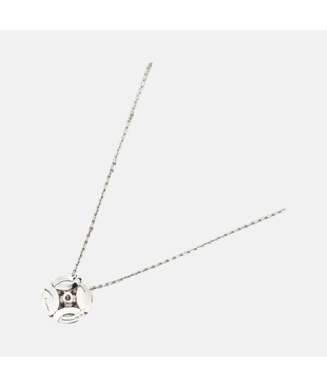 CARTIER Серебряное колье из белого золота, фото 3
