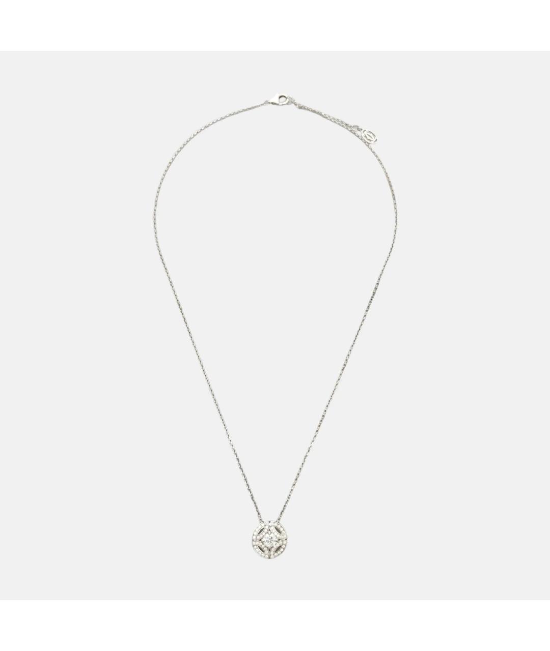 CARTIER Серебряное колье из белого золота, фото 2