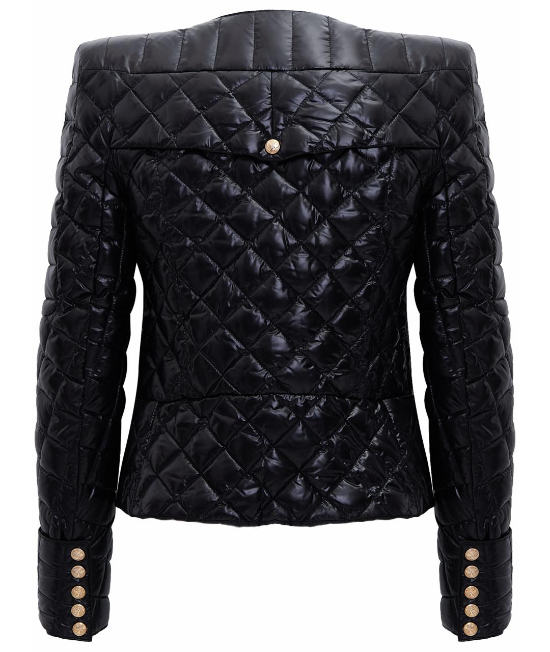 BALMAIN Черная полиамидовая куртка, фото 9