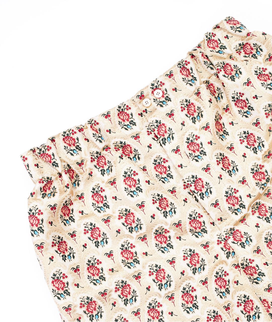 MIU MIU Золотые полиэстеровые шорты, фото 3