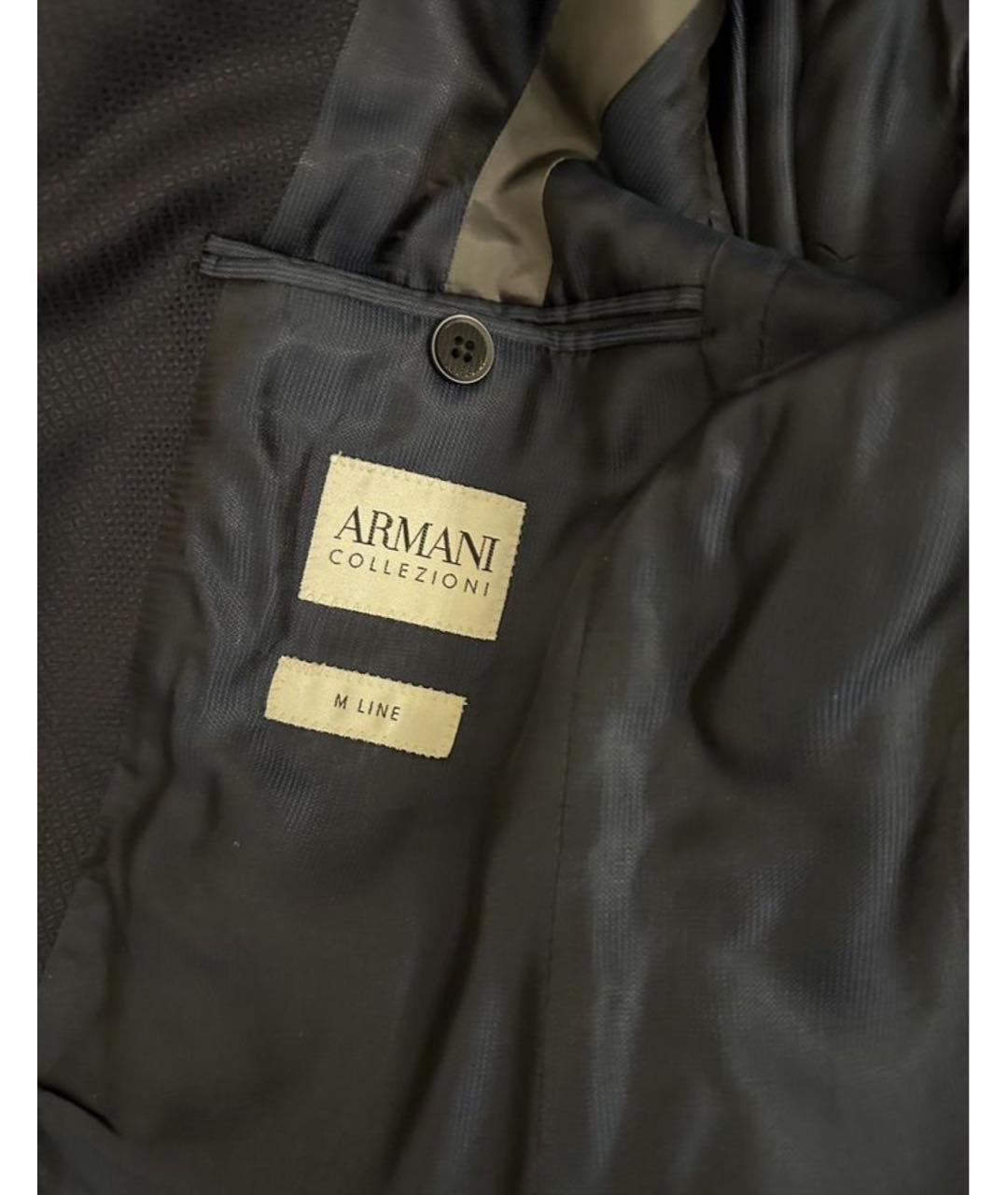 ARMANI COLLEZIONI Темно-синий классический костюм, фото 5