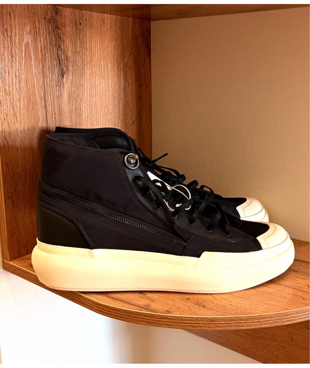 Y-3 Черные высокие кроссовки / кеды, фото 6