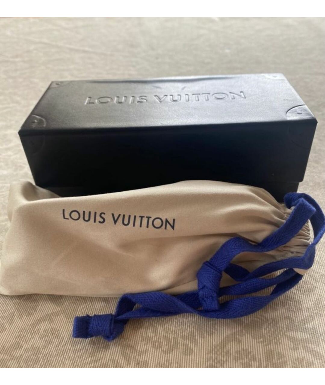 LOUIS VUITTON PRE-OWNED Синие пластиковые солнцезащитные очки, фото 4