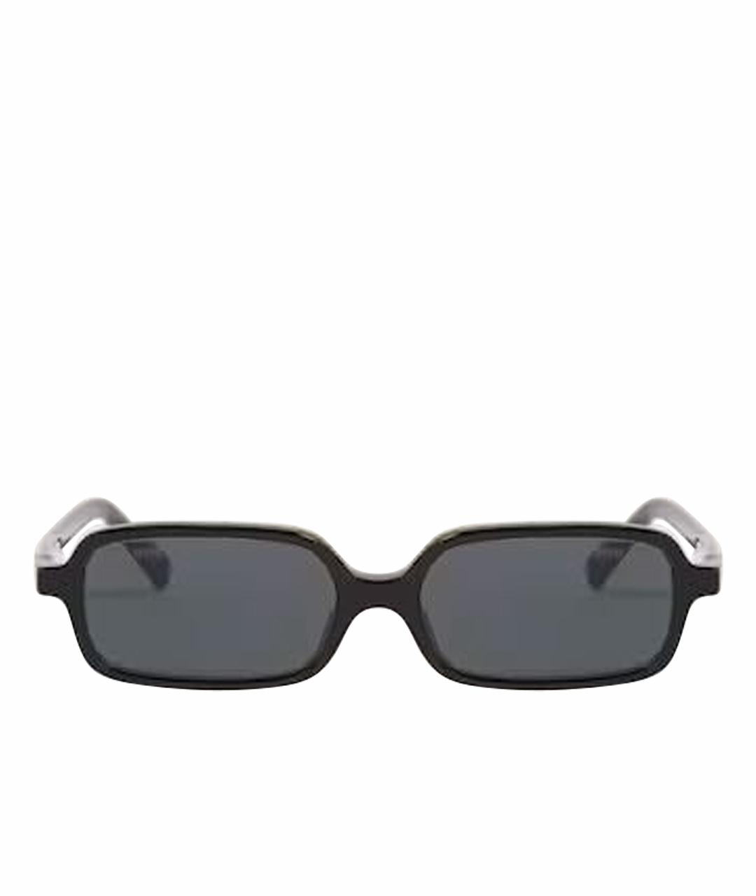 MIU MIU Черные пластиковые солнцезащитные очки, фото 1