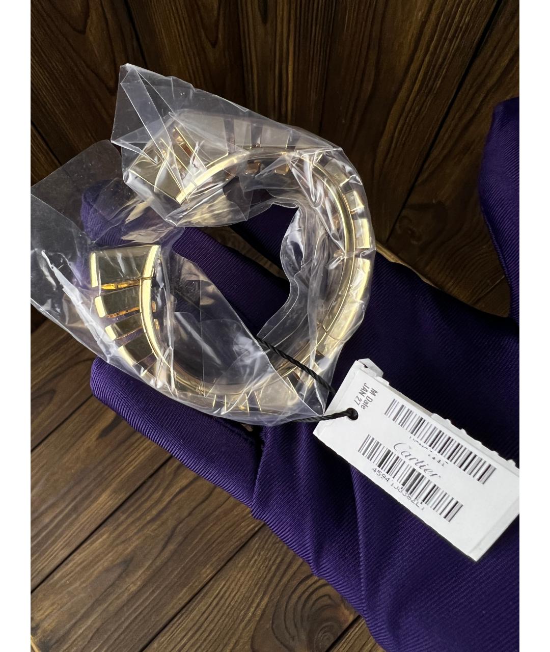 CARTIER Зеленые часы из желтого золота, фото 7