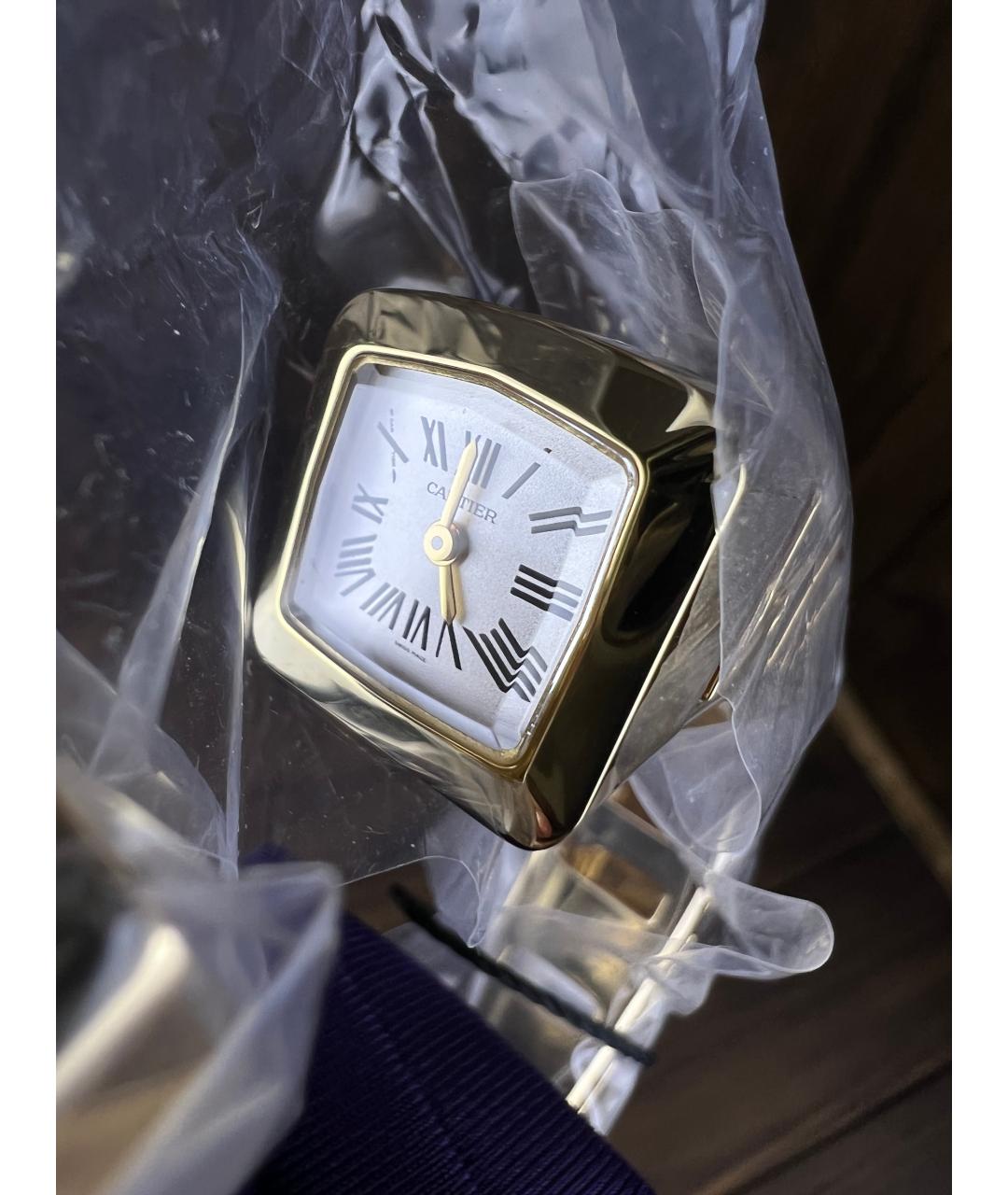 CARTIER Зеленые часы из желтого золота, фото 6