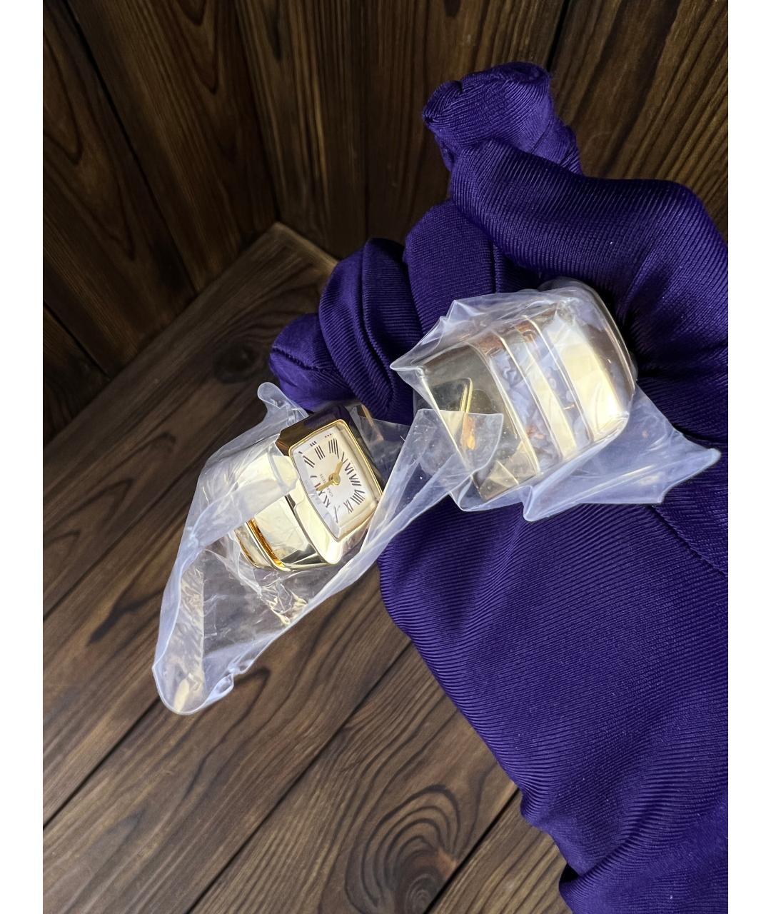 CARTIER Зеленые часы из желтого золота, фото 8