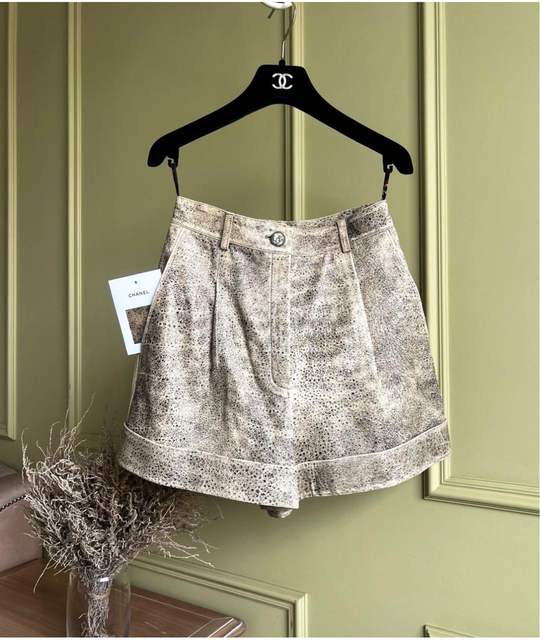 CHANEL Кожаные шорты, фото 9