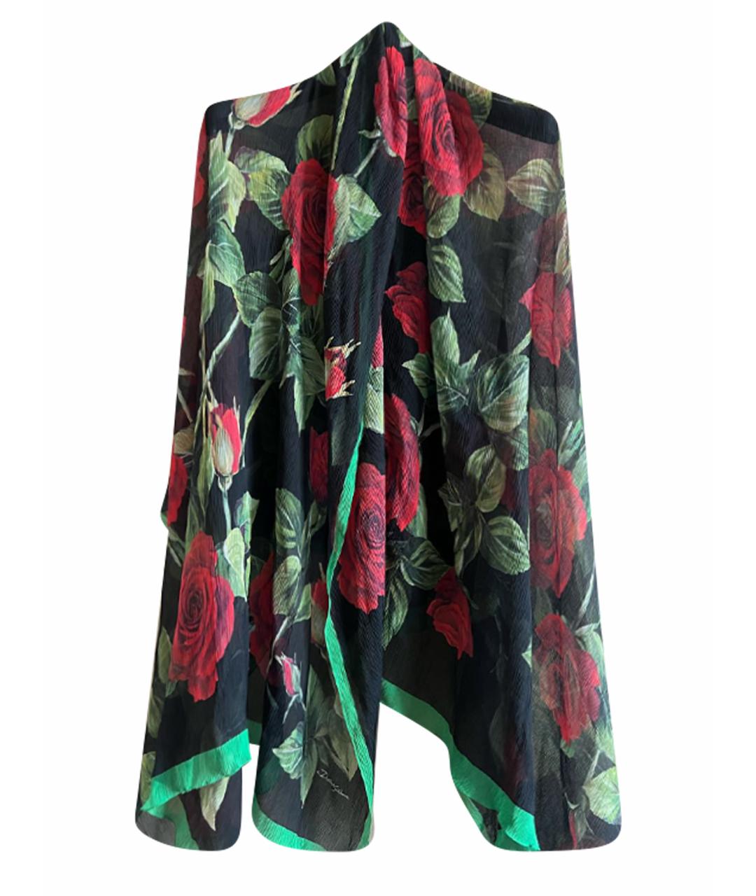 DOLCE&GABBANA Черный платок, фото 1