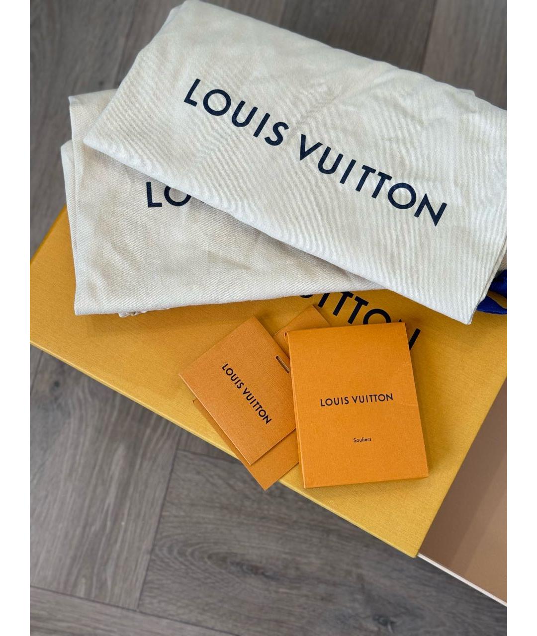 LOUIS VUITTON Мульти кожаные кроссовки, фото 6