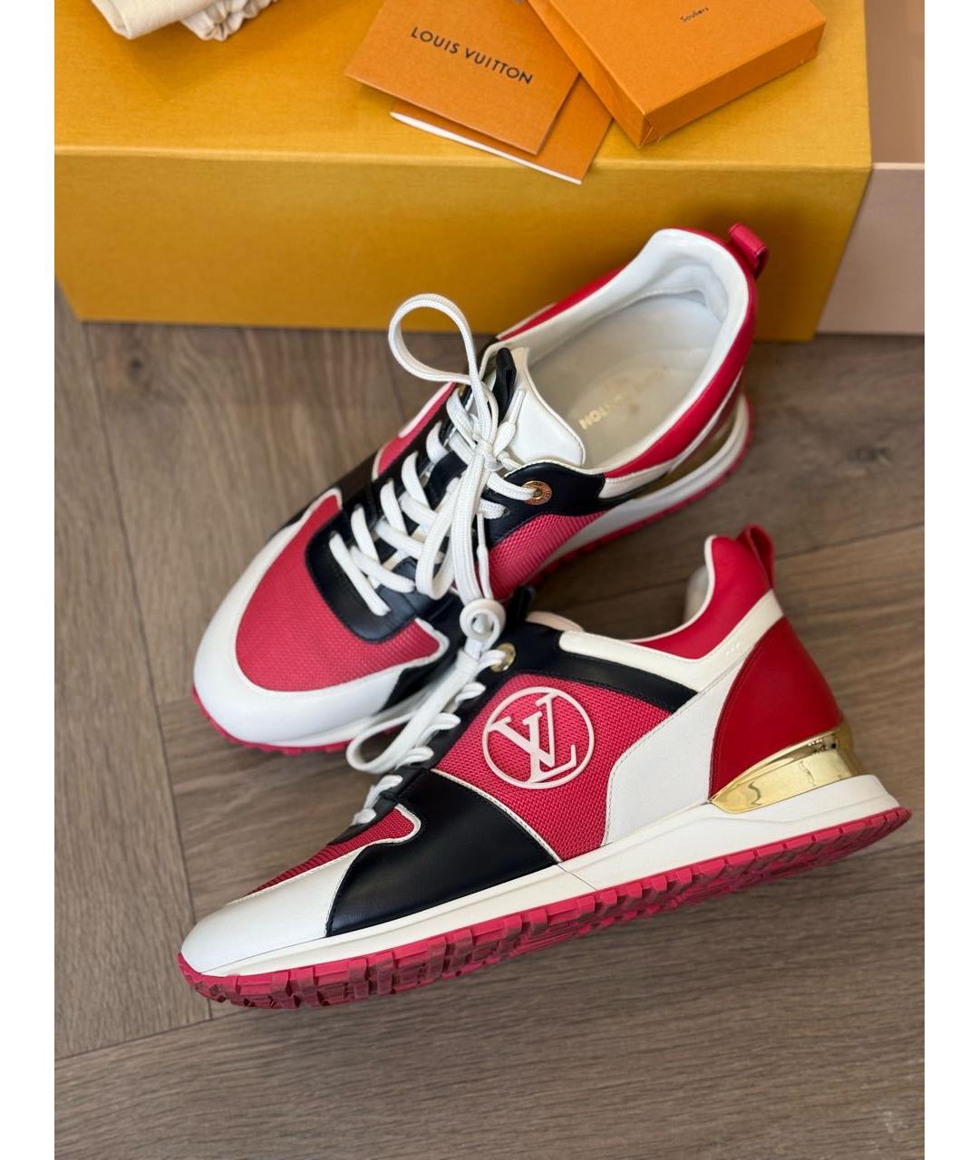 LOUIS VUITTON Мульти кожаные кроссовки, фото 3