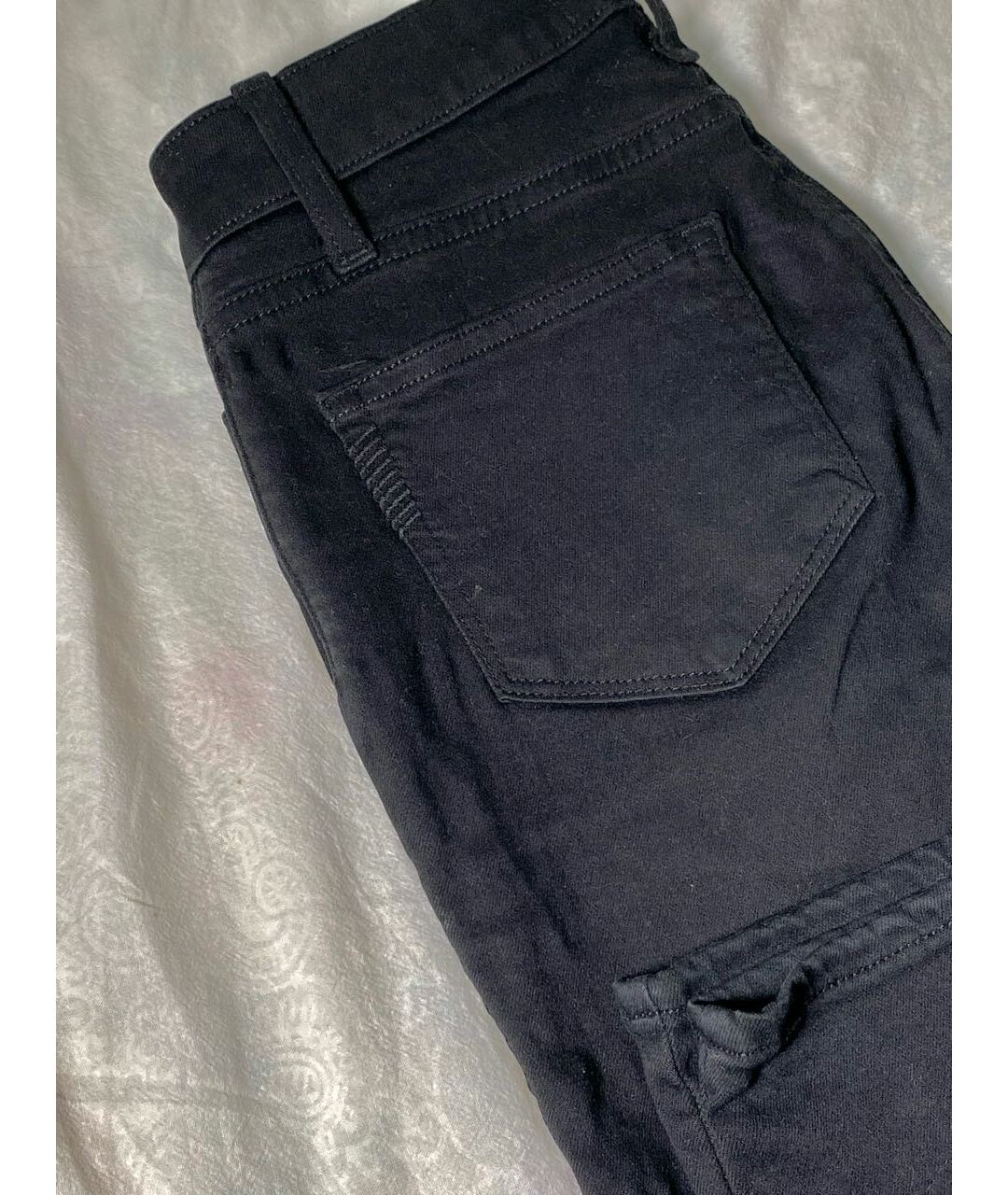 PAIGE Черные джинсы слим, фото 2